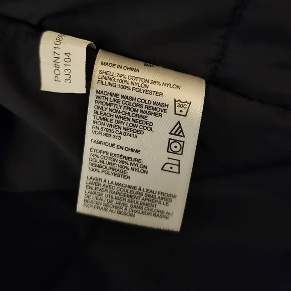 NWOT Nautica Jeans Co Men’s Seaspray Cargo Coat Small Sage Green S - Picture 7 of 7